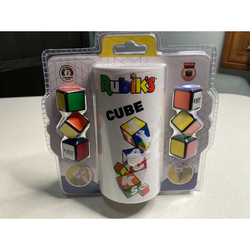 Rubik's Cube Stacks Game Family Activity Gift For Birthdays Holidays Brand New